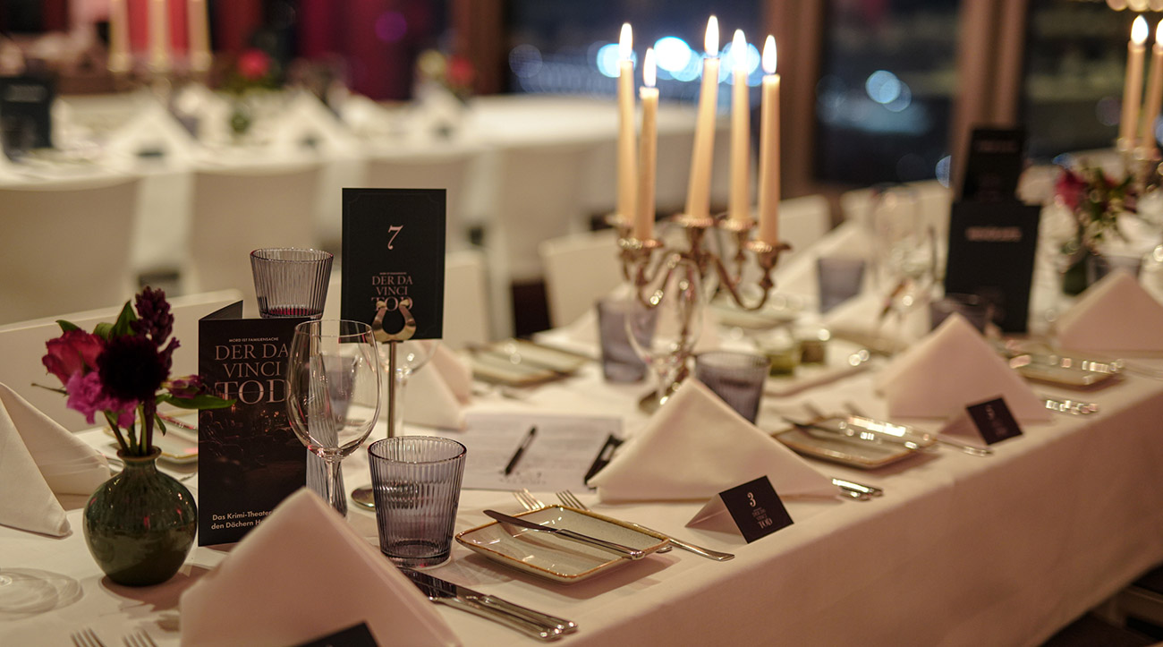 Krimi-Theater mit Dinner in Hamburg - Murder Mystery Dinner